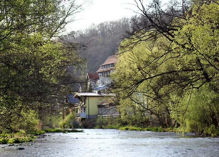 Mit Wellnessoase In Thale Ot Apartmán